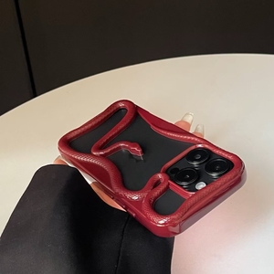 Luxe créatif 3d creux simulé serpents coque de téléphone résistant aux chutes dames couverture Mobile pour iPhone 16 15 14 13 12 11 Pro MAX - Product Image 2