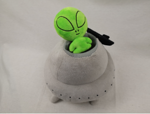 UFO <span class=keywords><strong>Alien</strong></span> Nuovo Su Misura Peluche Cane Giocattolo Set Interactive Squeaky Di Natale No Ripieno Animale Domestico Cane Giocattoli di Masticazione - Product Image 3