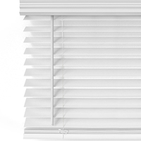 Vente en gros de stores en PVC à lattes verticales électriques sans fil de 2 pouces, imitation bois, taille personnalisée, pour la maison, le bureau, la chambre à coucher
