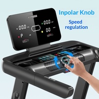 Caminadora Eléctrica Plegable para el Hogar, con Inclinación Ajustable, Pantalla LED, Silenciosa, Marco de Acero, Motor de 3.75 HP, Equipo de Fitness para Interiores