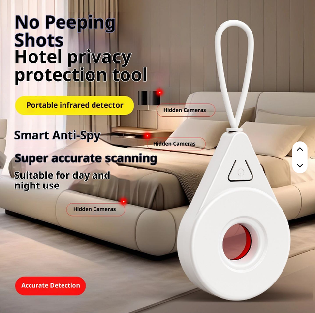 2026 Smart Hidden Spy Camera Detector for Hotel Anti-peeping Infrared Signal Scanner Anti-spy Privacy Protection Detect