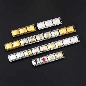 2024 personalizzato lucido classico acciaio inossidabile concavo e convesso numeri arabi fai da te modulo italiano braccialetto - Product Image 5