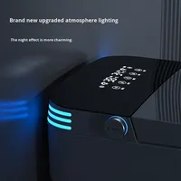 Toilette intelligente à bulles intégrée murale à siphon super tourbillon pour usage domestique, aucune pression d'eau requise