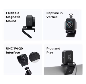 Yolocam S3 Ai-powered 4k Live Usb Webcam 1/1.3" Cmos Sensor Hdr Support 4k30/1080p60 Video <b>Large</b> Cmos Sensor Captures up to - Product Image 2
