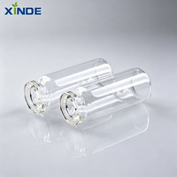 Flacons en verre médical transparents XINDE, flacons en verre pharmaceutique vides pour injection