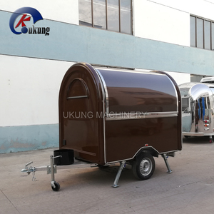 Jujiukung — kiosque de restauration rapide, centre de table mobile <span class=keywords><strong>en</strong></span> fibre de verre, brun brillant et personnalisé, de style rond, de chine - Product Image 4