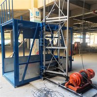 Plateforme de levage pour la manutention des matériaux, le transport vertical, l'accès aux façades, la construction, le levage de tuyaux en acier, le palan de chantier, le moteur