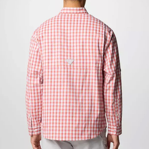 Camisa de pesca hawaiana de camuflaje para hombre con botones, de poliéster, con protección UPF 50 y SPF 50, con bolsillo. - Product Image 3