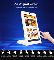 Tablet PC OEM con Pantalla Táctil de 8.1 Pulgadas, NFC, RK3566, Batería de 15000 mAh, Android POS/Sistema de Pedidos para Restaurantes/Quiosco en Forma de L, 1 Año de Garantía