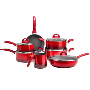 Chất lượng cao không dính 12 cái nhôm nấu ăn chậu và chảo <span class=keywords><strong>saucepot</strong></span> soong Frying Pan không dính gốm Cookware Set - Product Image 1