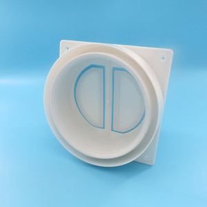 Amortisseur de reflux universel pour conduit - <span class=keywords><strong>Hotte</strong></span> aspirante - Bouchon <span class=keywords><strong>anti</strong></span>-reflux pour cuisine - Déflecteur d'air - Contrôle de l'évacuation des gaz d'échappement - Product Image 1