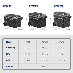 <span class=keywords><strong>Alpicool</strong></span> Tfw55 Congélateur de voyage pour voiture, réfrigérateur portable, glacière 12V, compresseur, SUV, solaire, extérieur - Product Image 4