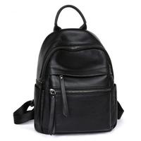 Mochila de piel sintética impermeable para jóvenes, diseño de moda, unisex, para adolescentes, Universidad