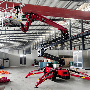 Platform Kerja Udara Cherry Picker Spider <span class=keywords><strong>Lift</strong></span> Man Boom <span class=keywords><strong>Lift</strong></span> yang Berkualitas, Terpasang di Trailer, Artikulasi Teleskopik, dan Dapat Diderek - Product Image 4