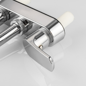 Hiện đại đôi đòn bẩy lưu vực vòi gốm van lõi có thể điều chỉnh nóng lạnh bồn rửa nước thiết kế bao gồm drainer-Phụ kiện phòng tắm - Product Image 5