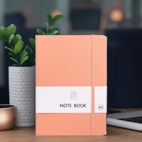 Carnet personnalisé A5 à couverture rigide, reliure cousue, avec sangle élastique, en cuir, 100 feuilles, journal étudiant, vente en gros, commandes OEM petites séries