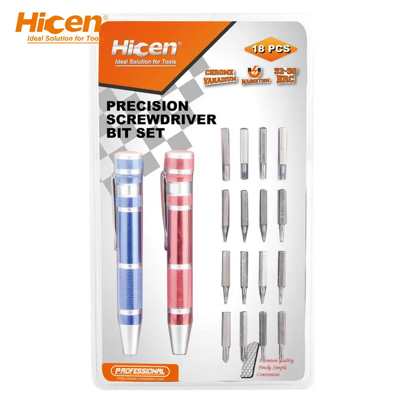 18pcs Precision Pocket Screwdriver Set