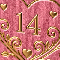 Calendario de Adviento con Forma de Botella de Perfume para San Valentín, Caja de Regalo de Lujo de 14 Días, Caja de Regalo PR