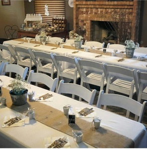 كراسي حديقة بلاستيكية محمولة عالية الجودة قابلة للطي مخصصة من المصنع للبيع بالجملة لحفلات الزفاف والمطاعم والفنادق - Product Image 4