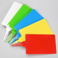 Étiquettes inscriptibles étanches ZL-L005 pour l'identification des bagages suspendus, 250 mm, scellés en plastique jetables, numéros de série, QR multicolores