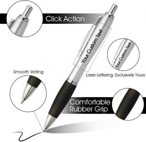 Wholesale Black Ink With Business Advertising Gift Custom Logo Plastic Ballpoint <b>Pen</b> - Product Image 5