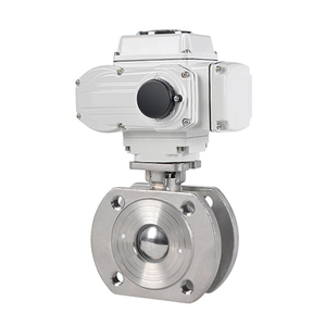 Stainless Steel 304 316 Electric Wafer <strong>V</strong>-port Ball <strong>Valve</strong> - Product Image 3