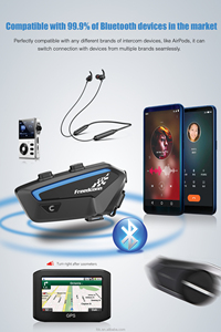 Auriculares FreedConn FX Impermeables y Resistentes al Polvo, Auriculares Bluetooth para Motocicleta, Intercomunicador para Casco, Auriculares de Comunicación para Motociclistas - Product Image 5