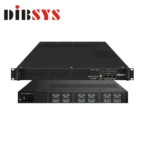 Dibsys Sd 24ช่องMpeg2การเข้ารหัสวิดีโอH.264 Ip Streamer