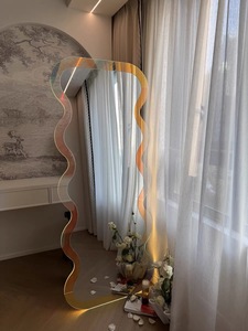 <span class=keywords><strong>Specchio</strong></span> da parete <span class=keywords><strong>specchio</strong></span> <span class=keywords><strong>colorato</strong></span> a forma di onda a forma di onda a tutta lunghezza <span class=keywords><strong>specchio</strong></span> - Product Image 6