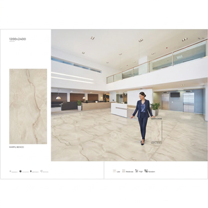 Losas de porcelana Onyx Calacatta White de 1200x2400 mm para proyectos de paredes y pisos de baños de lujo - Product Image 2