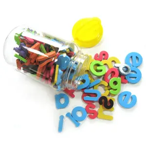 磁気文字と数字大型大文字小文字Abc123強力なフォームマグネットアルファベット就学前の教育玩具
