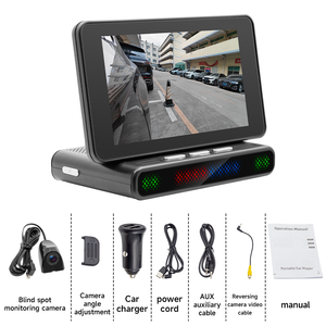BQCC Écran de voiture universel 4,7 pouces IPS Lecteur multimédia intelligent <span class=keywords><strong>portable</strong></span> pour voiture CarPlay et Android Auto sans fil Écran tactile Pare-soleil pour VW BMW - Product Image 3