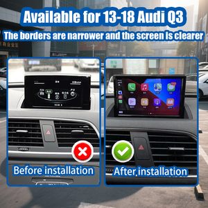 2013-2018 Audi Q3 reproductor de vídeo de Audio portátil para coche 8 \ "Qualcomm Sc668 pantalla táctil <span class=keywords><strong>Android</strong></span> 13 Carplay GPS estéreo tablero - Product Image 4