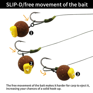 Ligne de tressage Slip-D pour la pêche à la carpe, accessoire <span class=keywords><strong>semi</strong></span>-<span class=keywords><strong>rigide</strong></span>, 25/35/50lb, 20m - Product Image 2