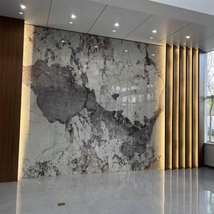 XHDECOR Plaque de marbre en PVC sur mesure 4x8, installation facile, panneau UV 3 mm, léger, économique, rénovation de la maison - Product Image 2