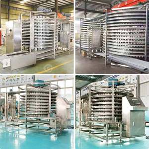 Congélateur compact pour boulangerie Jiangsu, congélateur flexible, tour de refroidissement en spirale pour confiserie, système de convoyeur à vis - Product Image 2