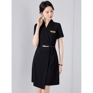 White Women's Suit Dress Slim Fit Polyester Professional Workplace Formal Dress Spring Autumn 2026 New Style Elegant - Product Image 3