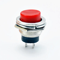 DS-212 interrupteur à bouton-poussoir 16 Mm momentané étanche en plastique et structure électronique en métal pour contrôle 12V/250V niveau IP53
