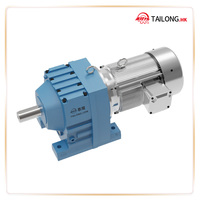 Motorreductor helicoidal de la serie KDK, fabricantes de biselado, 12V CC, reductor hipoide, máquina de engranajes