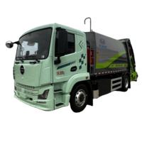 Nouveau camion compacteur de déchets électrique Dongfeng 4x2 avec station de transfert des déchets à moteur EV