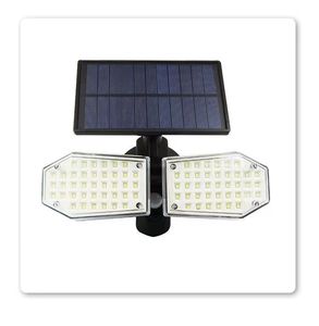 Iluminación Solar LED para Exteriores, Doble Foco, Sensor de Movimiento Ajustable, IP65 Impermeable, Lámpara de Pared para Jardín, Camino de Entrada - Product Image 1