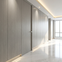 Porte Invisible Insonorisée 46 dB, Porte de Chambre Cachée, Revêtement Vinyle Étanche et Anti-Humidité, Acoustique, pour Salle de Bain Haut de Gamme, Hôtel, Sur Mesure