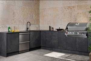 Nicocabinet Tùy Chỉnh Màu Đen Nhôm Cắm Trại Thép Không Gỉ BBQ Độ Bóng Cao Với Hoàn Chỉnh Thiết Bị Nhà Bếp Ngoài Trời - Product Image 3