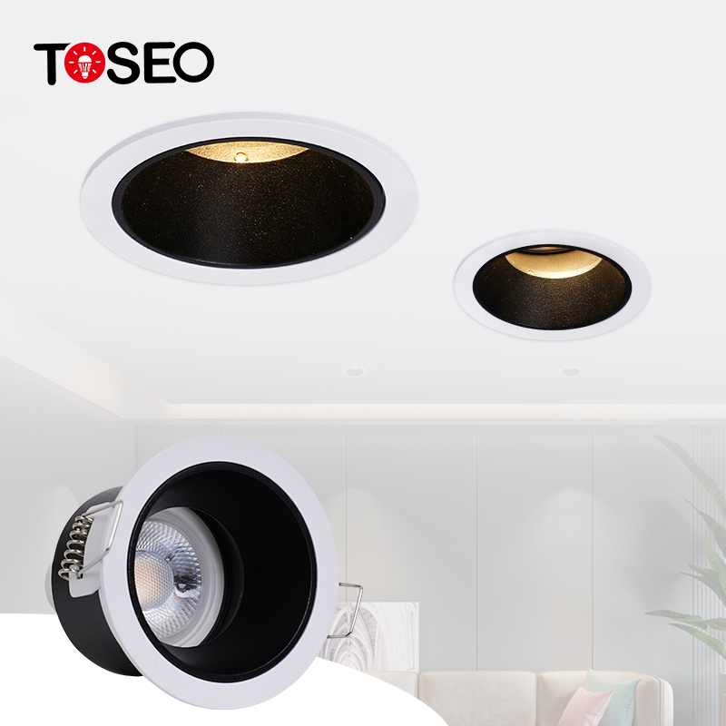 downlight for recessed concrete ceiling