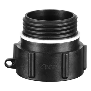 Adaptateur de fermeture de baril 70x6 adaptateur de tambour-Mauser (mâle) à 2 "BSP (femelle) pour fûts en acier ou en poly de 210 litres avec bonde de 2"