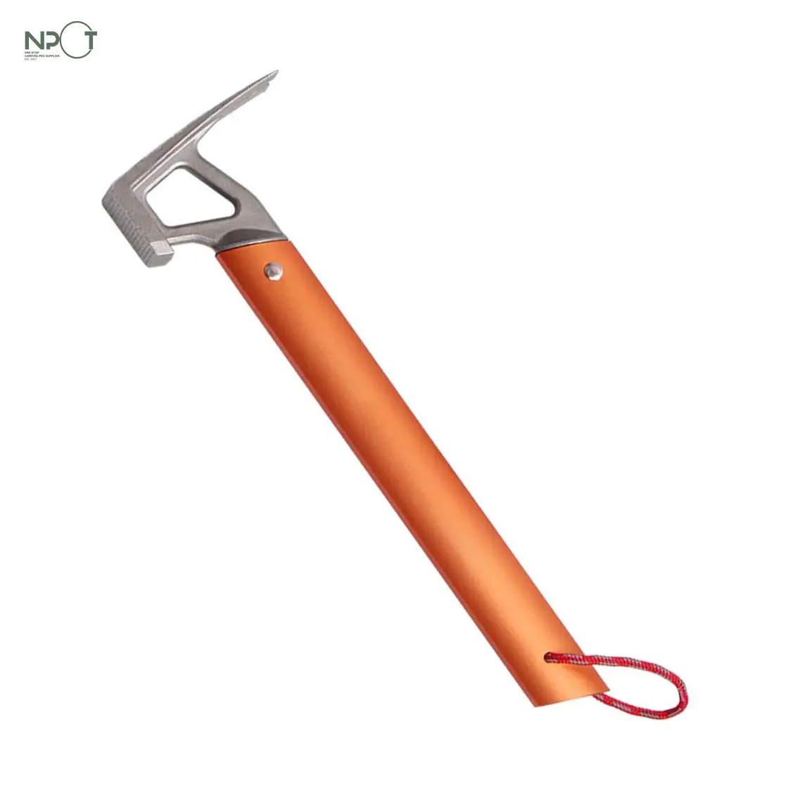 Best Selling Camping Aluminum Tent Hammer Outdoor Stainless Steel Tent Nail Puller Tent Peg Accessory