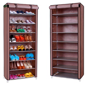 Zapateros <span class=keywords><strong>de</strong></span> <span class=keywords><strong>Tela</strong></span> QIDA <span class=keywords><strong>de</strong></span> Diseño Económico, Estantes para Zapatos Plegables y Portátiles <span class=keywords><strong>de</strong></span> Diseño Simple, en Venta en Línea - Product Image 2