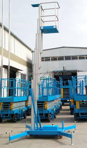 ลิฟต์อะลูมิเนียมแบบเสาเดี่ยวสำหรับเปลี่ยนและทำความสะอาดป้ายในห้างสรรพสินค้า - Product Image 4