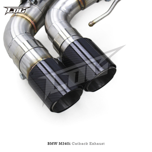 Sistema de Escape Catback OEM de Acero Inoxidable SS304 para <span class=keywords><strong>BMW</strong></span> M340 M340i <span class=keywords><strong>M440</strong></span> <span class=keywords><strong>M440</strong></span> G20 G22 M240i 3.0T 2016-2025, Silenciador y Tubo de Escape - Product Image 6