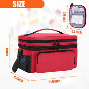 Bolsa de enfermera portátil grande personalizada al por mayor, estilo de moda, suministros médicos personalizados, bolsa de primeros auxilios - Product Image 3